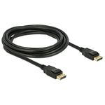 Kabel DELOCK, DisplayPort (M) na DisplayPort (M), 4K, 2m