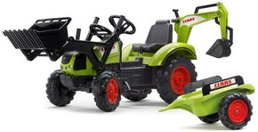 Pedalni traktor FALK 2070Y Claas Arion 430 z nakladalcem
