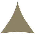 shumee Vrtno jadro Oxford Cloth Triangular 4x5x5m Bež