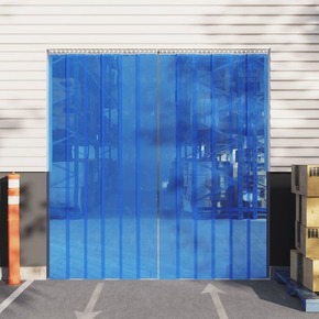 VidaXL Zavesa za vrata modra 200 mm x 1