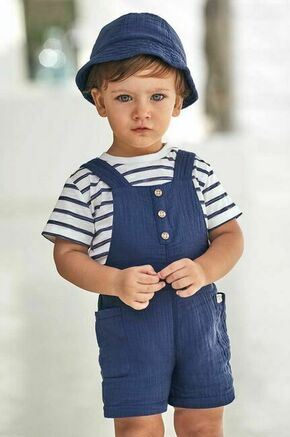Komplet za dojenčka Mayoral mornarsko modra barva - mornarsko modra. Komplet za dojenčke iz kolekcije Mayoral. Model izdelan iz udobne pletenine. Kompletu je priložena kapica.