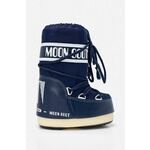 Moon Boot snežke dziecięce Original - mornarsko modra. Zimski čevlji iz kolekcije Moon Boot. Podloženi model izdelan iz kombinacije tekstilnega in sintetičnega materiala.