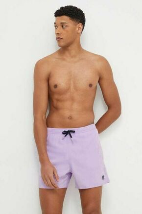 Kopalne kratke hlače Emporio Armani Underwear vijolična barva - vijolična. Kopalne kratke hlače iz kolekcije Emporio Armani Underwear