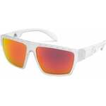 Adidas SP0008 26G Transparent Frosted Crystal/Grey Mirror Orange Red Športna očala
