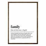 Plakat 50x70 cm Family – Wallity