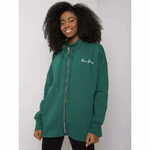 RUE PARIS Ženska majica s kapuco Jasmine RUE PARIS temno zelena RV-BL-7308.49_381407 S-M