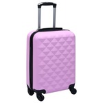 vidaXL Trd potovalni kovček roza ABS