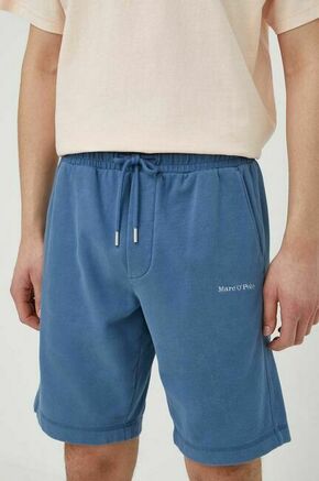 Bombažne kratke hlače Marc O'Polo mornarsko modra barva - modra. Kratke hlače iz kolekcije Marc O'Polo. Model izdelan iz tanke