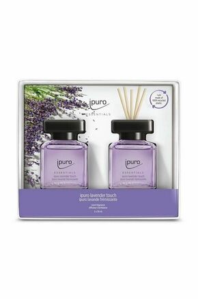 Komplet za razprševanje arome Ipuro Lavender Touch 2 x 50 ml - pisana. Komplet razpršilcev za dišave iz kolekcije Ipuro. Model izdelan iz stekla.