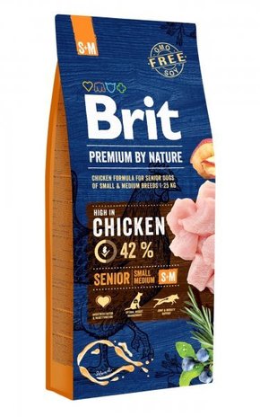 Brit hrana za pse Premium by Nature Senior S+M