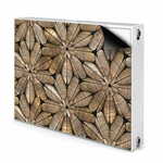 tulup.si Dekoracija za radiatorje Cvetni vzorec lesa 80x60 cm