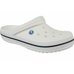 Natikači Crocs Crocband moški, bela barva, 11016 - bela. Natikači iz kolekcije Crocs. Model je izdelan iz sintetičnega materiala. Idealno za bazen, plažo ali sprehode.