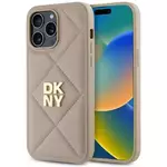 Ovitek DKNY DKHCP14XPQDSLE iPhone 14 Pro Max 6.7" beige Quilted Stack Logo (DKHCP14XPQDSLE)