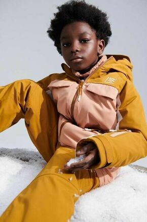 Otroška smučarska jakna Liewood oranžna barva - oranžna. Otroški Smučarska jakna iz kolekcije Liewood. Podložen model