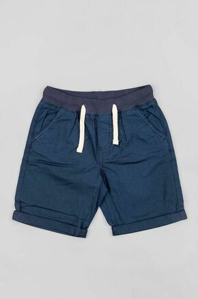Otroške bombažne kratke hlače zippy - modra. Otroški kratke hlače iz kolekcije zippy. Model izdelan iz tkanine.