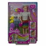 Mattel Barbie Leopardia z mavričnimi lasmi in dodatki