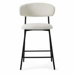 Beli barski stoli v kompletu 2 ks (višina sedeža 65 cm) Diana – Furnhouse