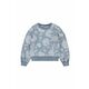 Otroški pulover Levi's - modra. Otroški pulover iz kolekcije Levi's. Model izdelan iz vzorčaste pletenine.