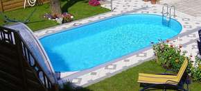 Steinbach Styria Pool Set Oval 737 x 360 x 150 cm - Peščena