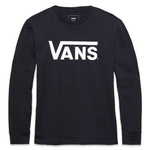 Vans By Vans Classic Ls Boys Black/White VN000XOIY28 fantovska majica, S, črna