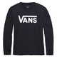 Vans By Vans Classic Ls Boys Black/White VN000XOIY28 fantovska majica, S, črna