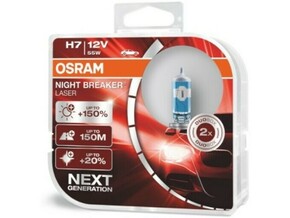 OSRAM 12V Žarnica Osram 64210NL-HCB DUO-Pack 12V 55W H7 Px26d Night Breaker LASER (2 x H7)