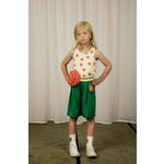 Otroške kratke hlače Mini Rodini zelena barva - zelena. Otroški kratke hlače iz kolekcije Mini Rodini. Model izdelan iz udobnega materiala.