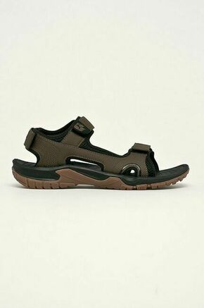 Jack Wolfskin sandali - rjava. Sandali iz kolekcije Jack Wolfskin. Model izdelan iz sintetičnega materiala.