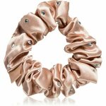 Crystallove Crystalized Silk Scrunchie svilena elastika za lase barva Rose Gold 1 kos