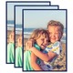 shumee 332244 Photo Frames Collage 3 pcs for Table Blue 15x21cm MDF