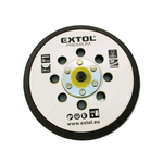 Extol rezervni gumijasti podplat 8865038 za rotacijski brusilnik, 6"/150 mm, 8 lukenj, Velcro, maks. 12.000/min