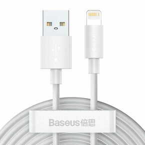 BASEUS Simple Wisdom 2x kabel USB / Lightning PD 2.4A 1.5m