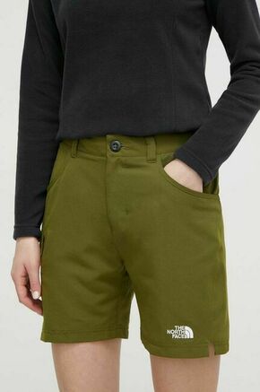 Pohodne kratke hlače The North Face Horizon zelena barva - zelena. Outdooor hlače iz kolekcije The North Face. Model izdelan iz hitrosušečega materiala.