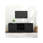 VIDAXL TV omarica črna 102x35x36,5 cm inženirski les