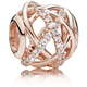 Pandora Bronasta kroglica s svetlečimi kristali 781388CZ srebro 925/1000