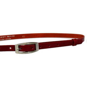 Penny Belts Ženski usnjeni pas 15-2-93 Rdeča (Dolžina traku 100 cm)