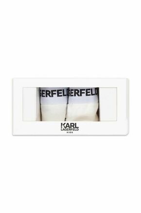 Otroške spodnje hlače Karl Lagerfeld 2-pack bela barva - bela. Otroški Spodnjice iz kolekcije Karl Lagerfeld. Model izdelan iz udobne pletenine. V kompletu sta dva kosa.