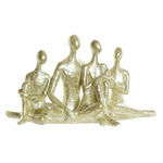 NEW Okrasna Figura DKD Home Decor Zlat Družina 21 x 8 x 12 cm
