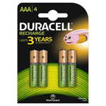 Duracell polnilna baterija 4KOM, Tip AAA, 1.2 V