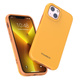 slomart choetech mfm anti-drop case etui made for magsafe do iphone 13 pomarańczowy (pc0112-mfm-ye)