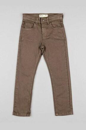 Otroške hlače zippy bež barva - bež. Otroški Hlače iz kolekcije zippy. Model izdelan iz enobarvne tkanine.