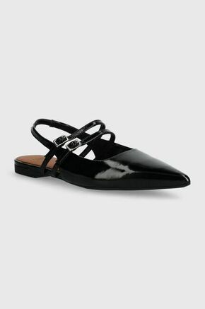 Usnjene balerinke Vagabond Shoemakers HERMINE črna barva - črna. Balerinke iz kolekcije Vagabond Shoemakers