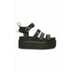 Usnjeni sandali Dr. Martens Blaire Quad Hardware ženski, črna barva, DM31533001 - črna. Sandali iz kolekcije Dr. Martens. Model izdelan iz naravnega usnja. Model z vzdržljivim podplatom, ki zagotavlja udobje pri uporabi.