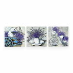 Slike v kompletu 3 ks 30x30 cm Lavender – Wallity