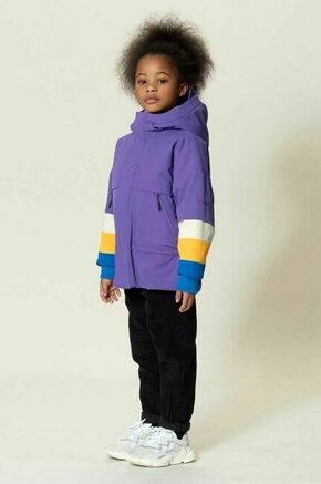 Otroška vodoodporna jakna Gosoaky QUEEN BEE vijolična barva - vijolična. Otroška vodoodporna jakna iz kolekcije Gosoaky. Podložen model
