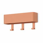 Rožnato-oranžen kovinski stenski obešalnik s polico Dax Play – Spinder Design