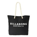 Billabong torbica - črna. Velika torbica iz kolekcije Billabong. Model brez zapenjanja, izdelan iz tekstilnega materiala.
