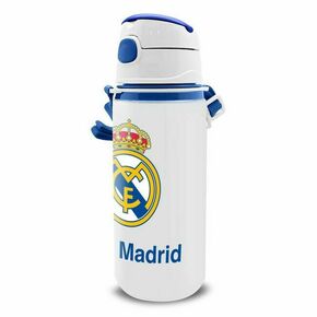 Shumee Aluminijasta steklenica Real Madrid z ustnikom in trakom 600 ml RM00005 večbarvna