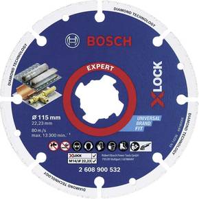 Bosch Diamantna plošča za kovino X-LOCK 115 x 22