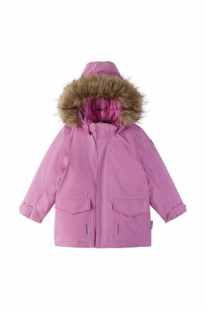 Otroška jakna Reima vijolična barva - vijolična. Otroška Jakna iz kolekcije Reima. Podloženi model izdelan iz enobarvnega materiala.